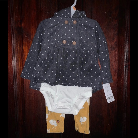 Carter's Other - Carters 12Month 3-Piece Girls Outfit